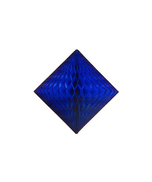 Colmeia de papel - Diamante Azul Escuro (25 cm)