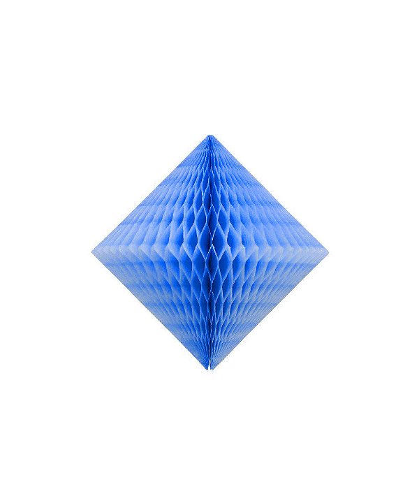 Colmeia de papel - Diamante Azul (25 cm)