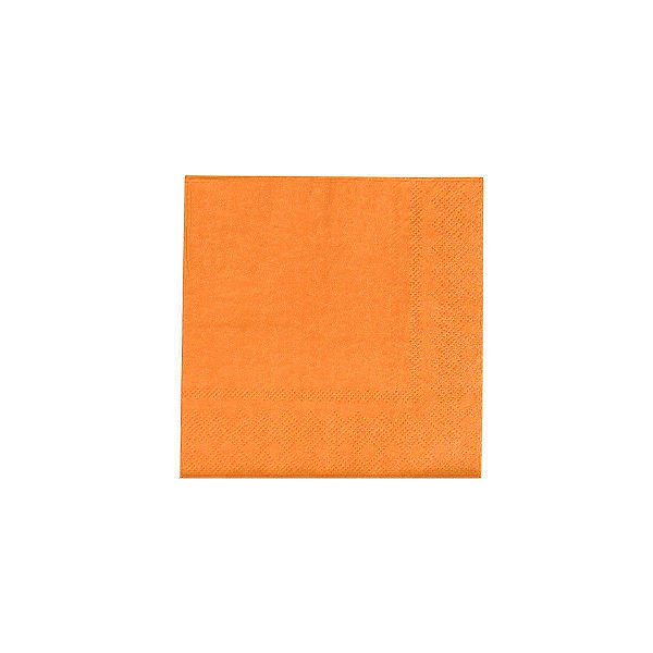 Guardanapo de papel coquetel - Laranja (25 cm - 20 unidades)