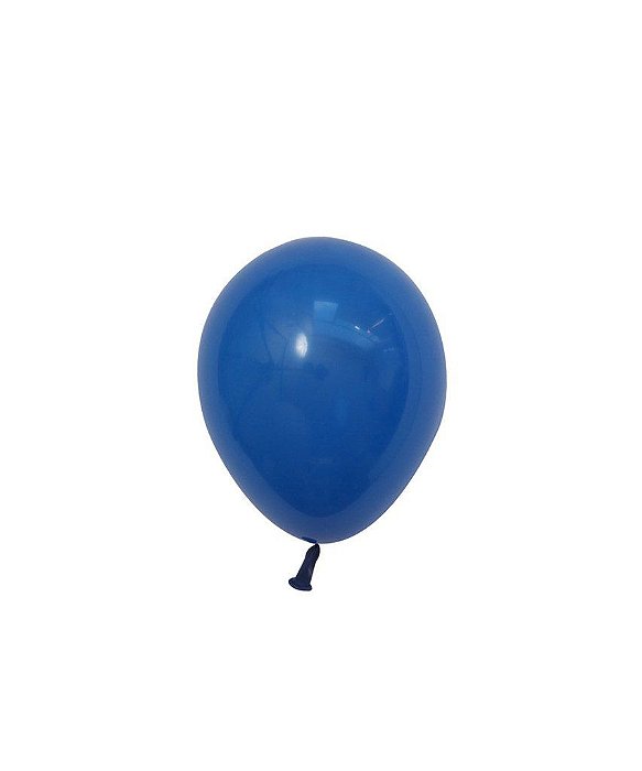 Mini balão látex 5" - Azul Escuro (unidade)