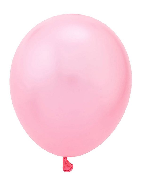 Balão 11" pastel perolado - Rosa (unidade)