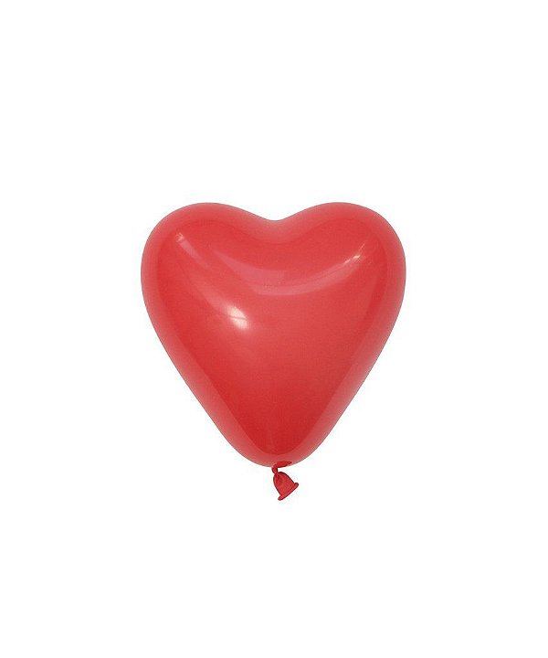 Mini balão Coração 6" - Vermelho (1 unidade)