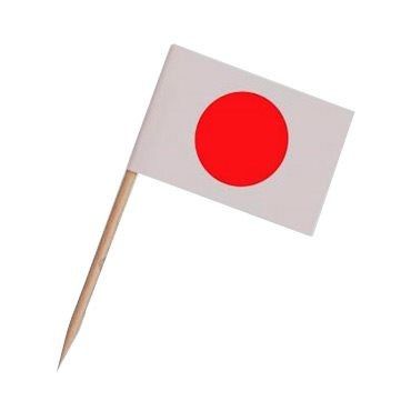 Pick dupla face - Bandeira Japão (100 unidades)