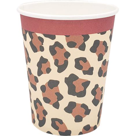 Copo de papel - Animal Print (8 unidades)