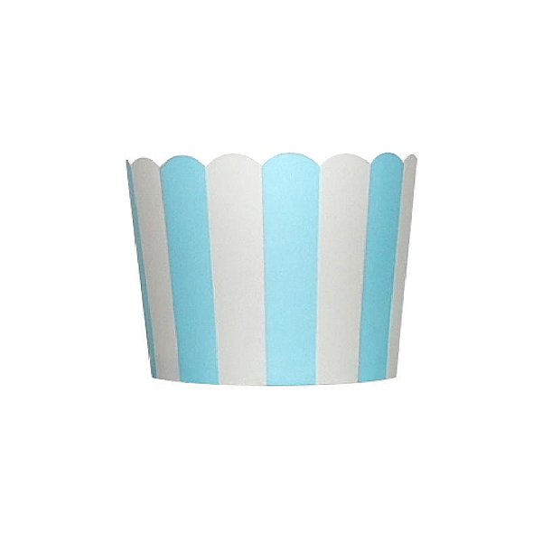 Formas de papel forneáveis para Cupcake - Azul (20 unidades)