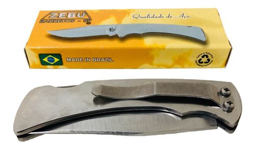 Canivete Inox C/ Trava Zebu Barretos Zebu Paraiba