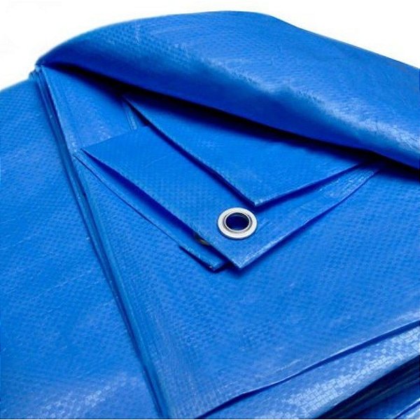 Lona De Polietileno 8x5m Azul 110g 40/m2 Foxlux