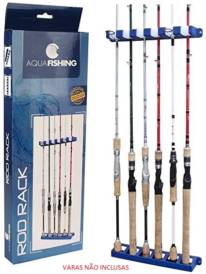 Expositor P/ Varas 6 Lugares Suporte Rod Rack Ntk