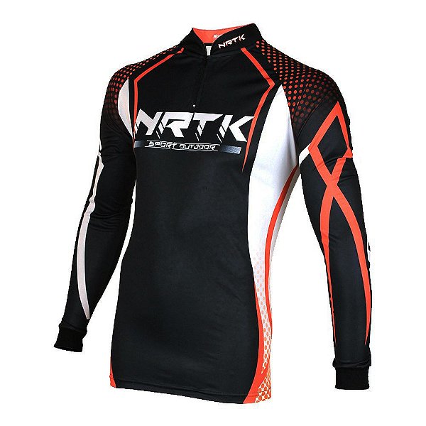 Camisa Masculina Uv 50 Style 01 Preta M Nortrek