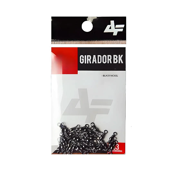 Pc Girador Bk Black Nickel 2/0 C/6 Albatroz