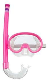 Mascara Mergulho E Snorkel Infantil Mor