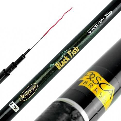 Vara Telescopica Black Fish 300 3.00m Pesca Brasil