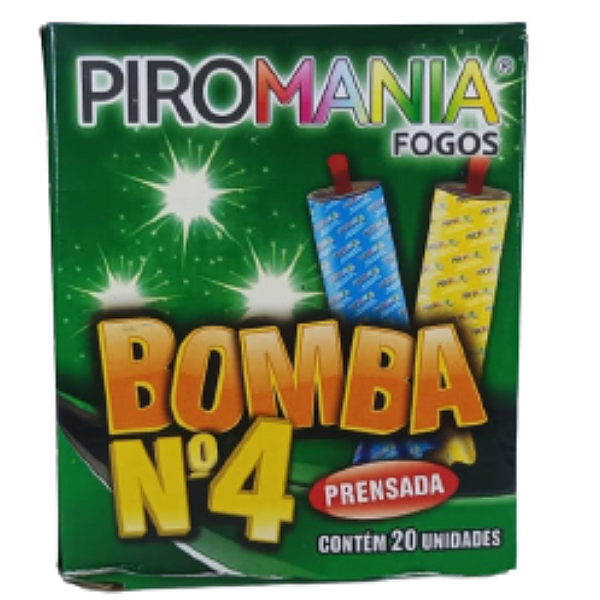 Bombinha N 4 Prensada C/ 20 Pirocolor Fogos