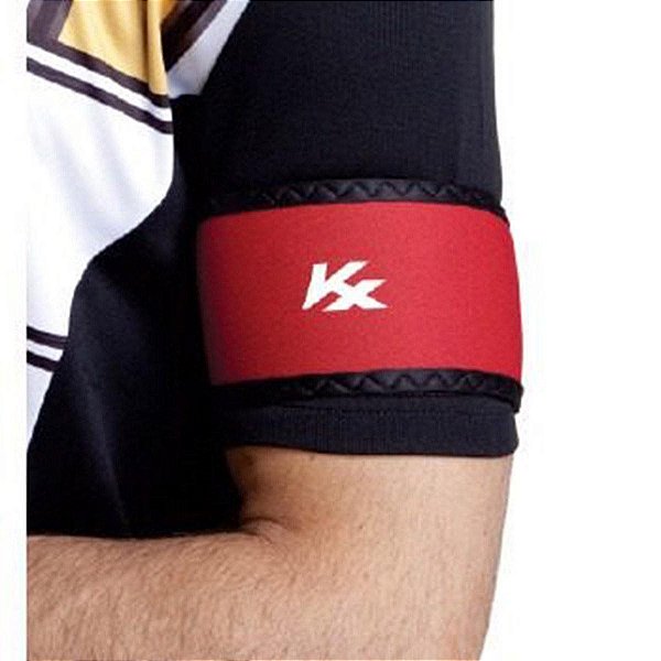 Faixa Capitao Infantil Neoprene Preto/vermelho Kan