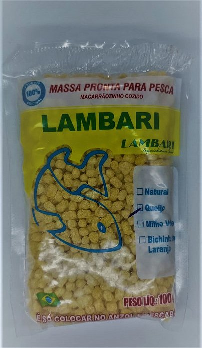 Massa Pronta Lambari Queijo 100g Lambari