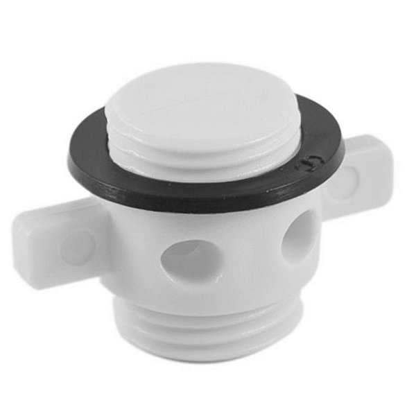 Bujao Tampa P/ Viveiro P/ Barco Branco Silver Naut