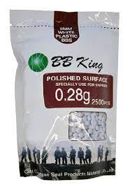 Esfera 6.0 Plastica Airsoft Saco 28g C/2500 Bb Kin