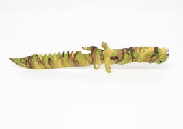 Faca Esportiva Camuflada 2562 C/ Bainha Xingu