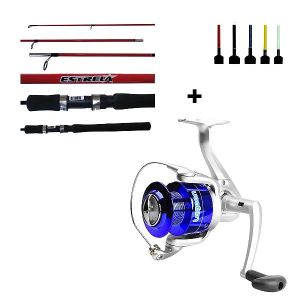 Kit Lagoon 3000 Vara Estrela S561mh 1.68m 20-35lb