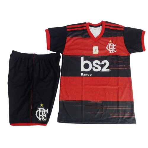 Kit Camisa/shorts Time Infantil Flamengo 14 Ginga