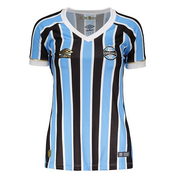 Camisa Time Feminina Baby Look Gremio P Ginga Spor