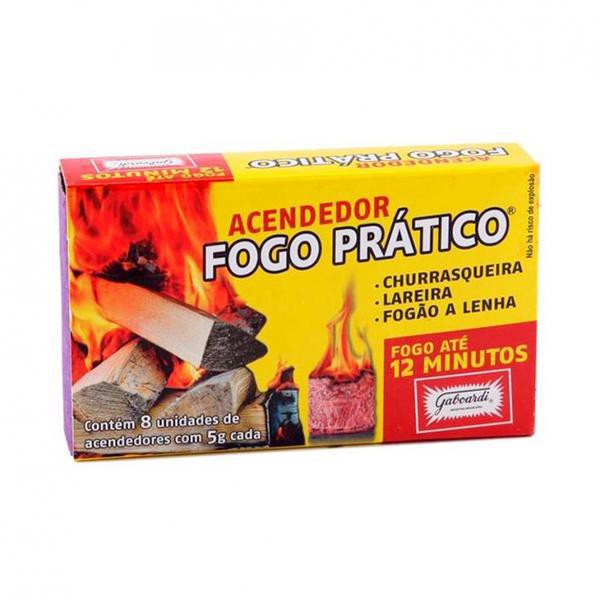 Acendedor Fogo C/8 5g Pratico Gaboardi