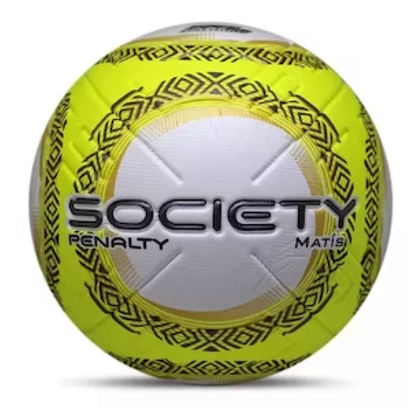 Bola de Futebol Penalty Society Líder - Amarelo