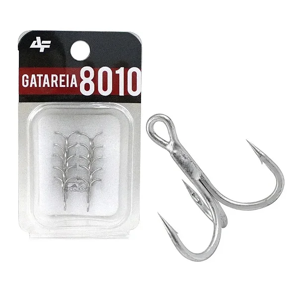 Pc Anzol Garateia 8010 08 Nickel C/10 Albatroz Fis