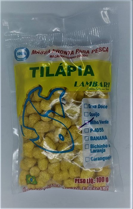 Massa Pronta Tilapia Milho Verde 100g Lambari