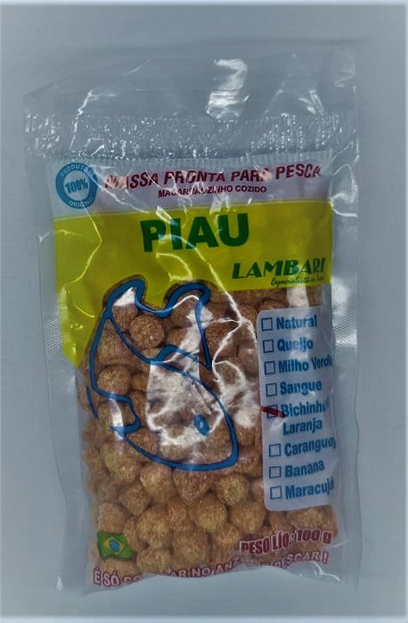 Massa Pronta Piau Bicho Da Laranja 100g Lambari