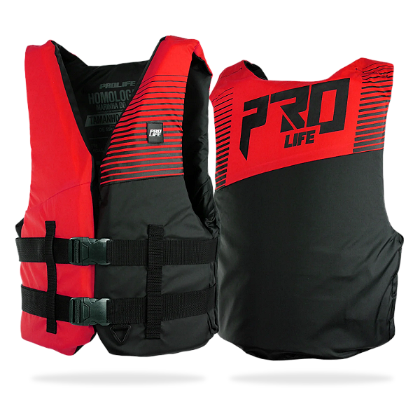 Colete N1 Homologado M 35 A 55kg Vermelho Prolife