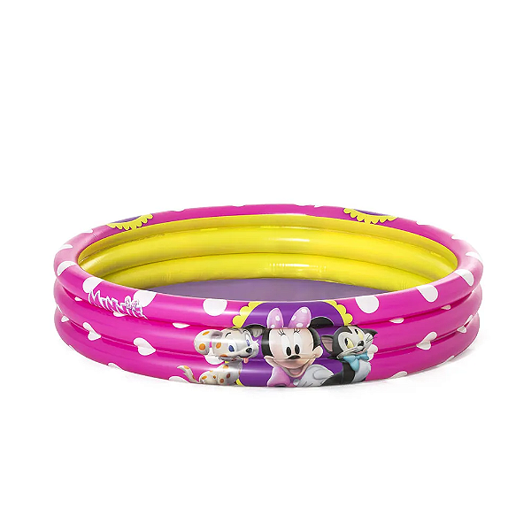 Piscina Inflavel 0140l 1.22mx25cm Minnie Rosa Best
