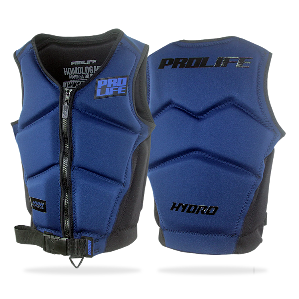 Colete Hydro Homologado Eg Acima De 110kg Azul Pro