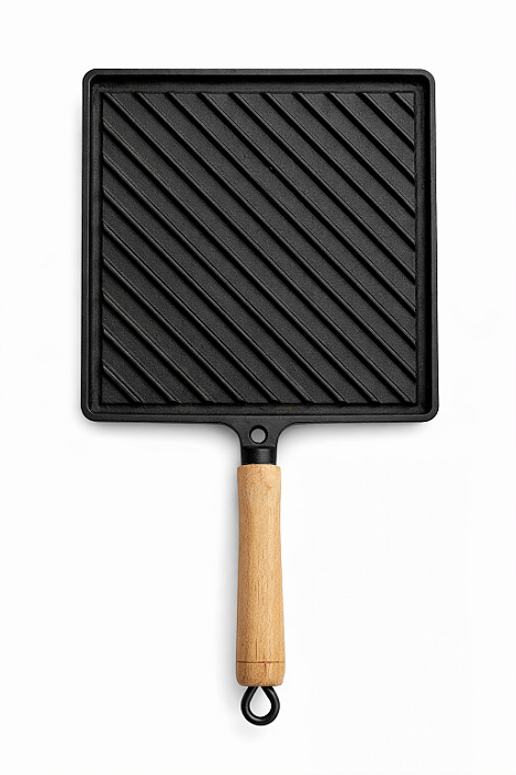 Chapa Bifeteira Quadrada Frisada 22x22cm Cristo Re