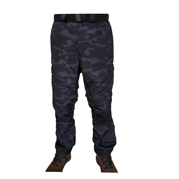 Calca Bermuda Masculina Camuflada Black Eg Nortrek
