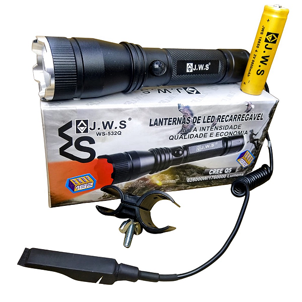 Lanterna Led Ws-532q Foco Vermelho Jyx Jws
