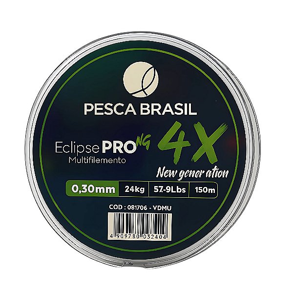 Linha Eclipse Pro Mult 4x 150m 0.35mm 61.7lb Pesca