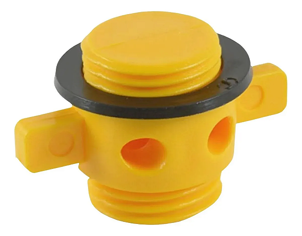 Bujao Tampa P/ Viveiro P/ Barco Amarelo Silver