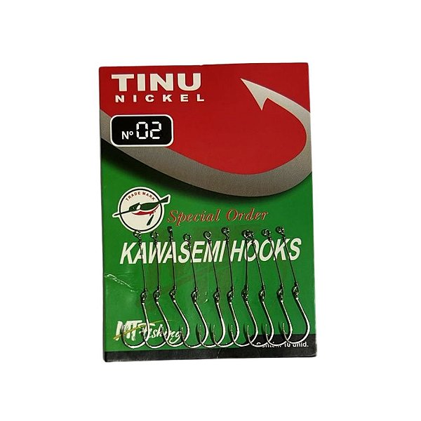 Pc Anzol Tinu Kawas 2 Nickel Encastoado S/g C/10 M