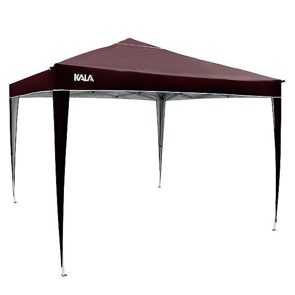 Gazebo 3x3m Articulado Marrom Kala