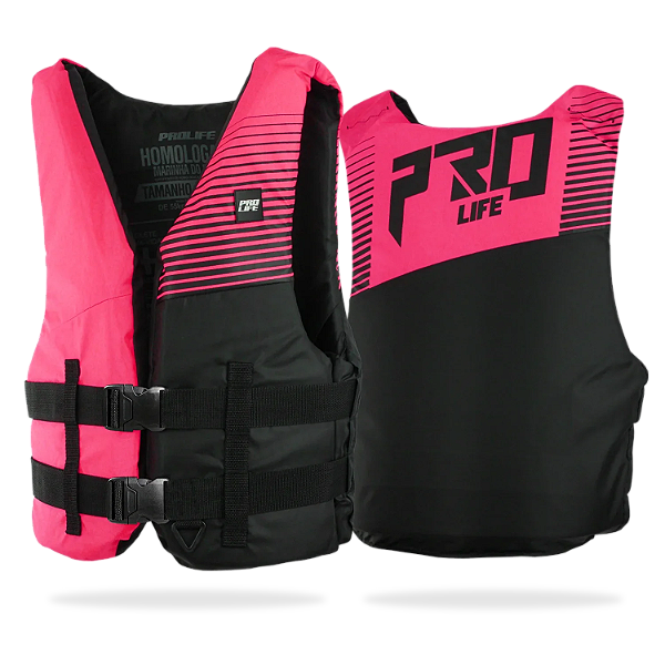 Colete N1 Homologado G2 55 A 110kg Rosa Prolife