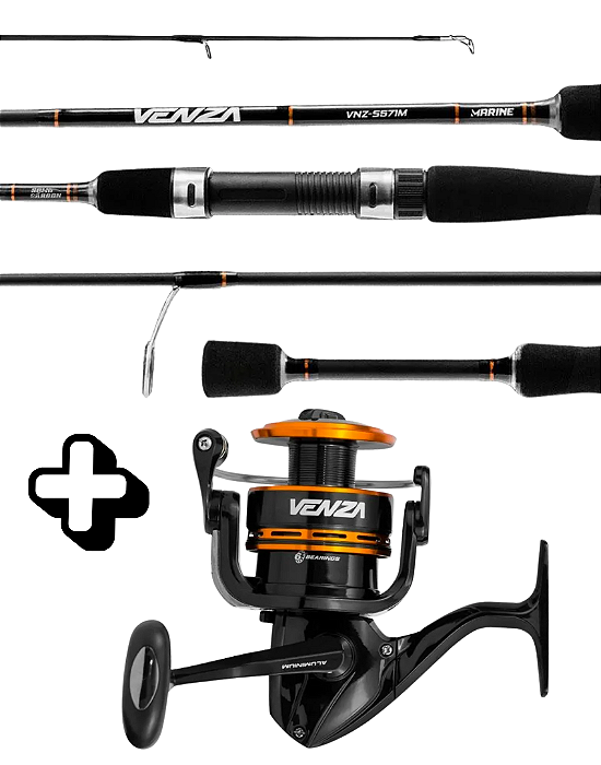 Kit Venza 2000 Vara Venza Vnz-s 571m 1.70m 10-20lb