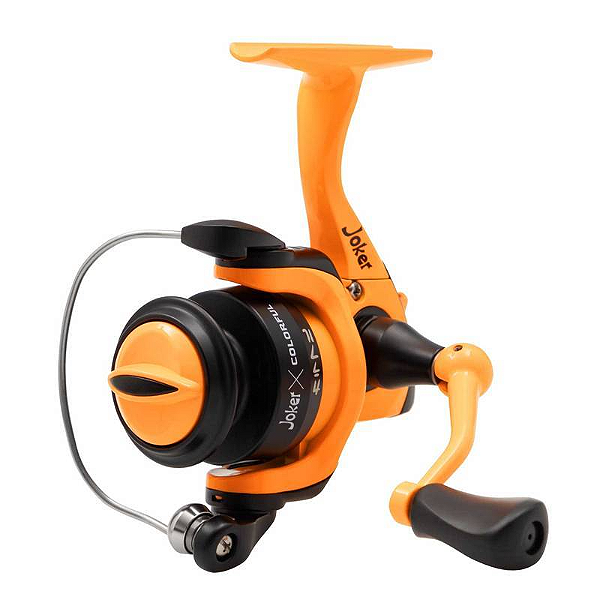 Molinete Joker Colorful 800 3+1 Rol Laranja Maruri
