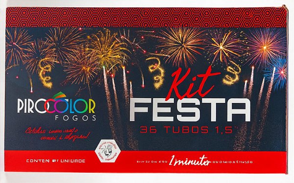 Kit Festa Pirocolor Fogos