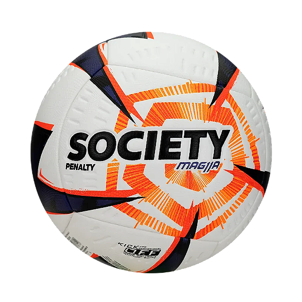 Bola Society Mag11a R2 Xxvi Branco/roxo/laranj Pen