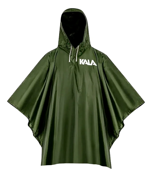 Poncho/lona/capa De Chuva Verde Gg 1.30m Kala
