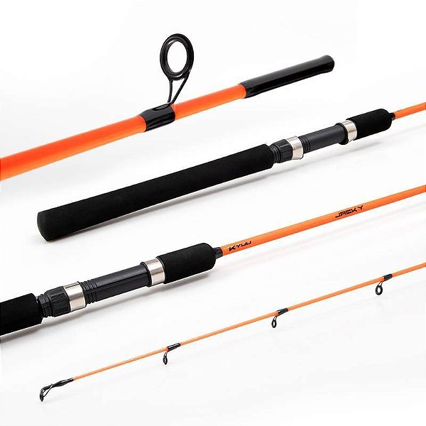 Vara Jacky S-562m 1.68m 10-20lb Laranja Mol Maruri