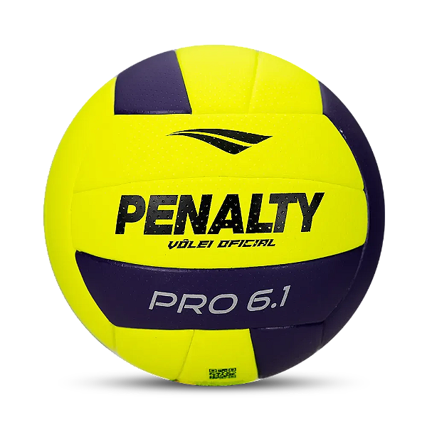Bola Volei Pro 6.1 X Amarelo/roxo/preto Penalty
