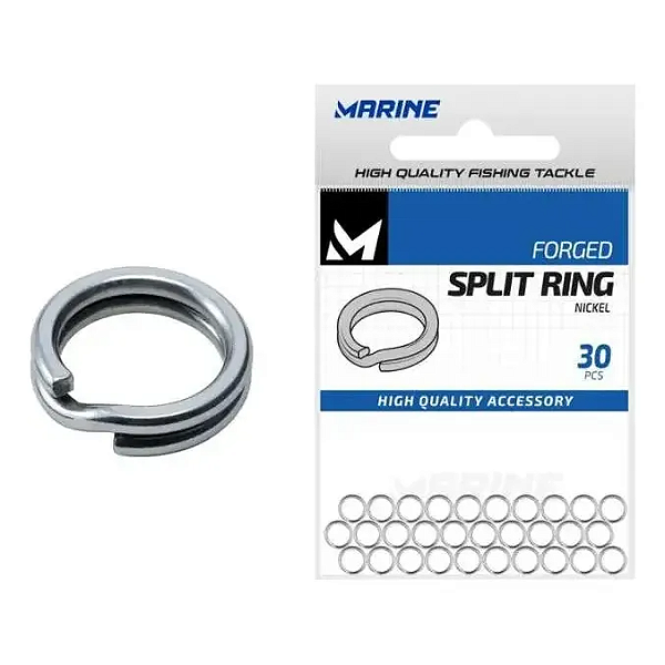 Argola Isca Artificial Inox 8 C/ 30 Marine Sports