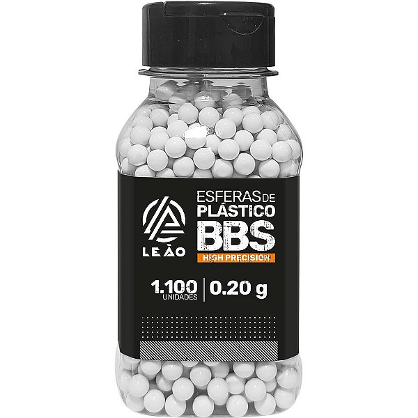 Esfera 6.0 Plastica Airsoft Saco 20g C/1100 Leao